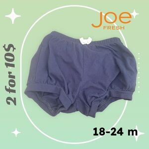 🌈2/10$ 👍*VGUC* JOE FRESH | 18 mo | Unisex Toddler Navy Bloomers shorts